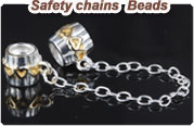 European beads safety chains