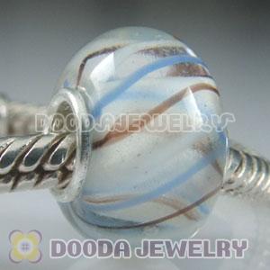 925 sterling silver single core Charm Jewelry glass beads