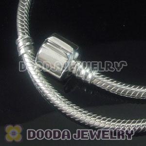 22cm 925 Silver European Style Bracelet without stamped Clip