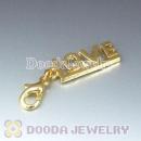 Wholesale Tscharm Jewelry Gold Plated Alloy Mini Charms