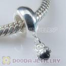 Solid Sterling Silver European Style Dangle Beads