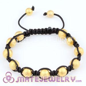 Sambarla Wrap Bracelets with Gold Plated Copper Ball Beads