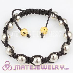 Sambarla style Bracelets with silver Plated Copper Ball Beads