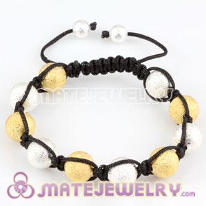 Sambarla style Bracelets with alternate Silver and gold Plated Copper Ball Beads
