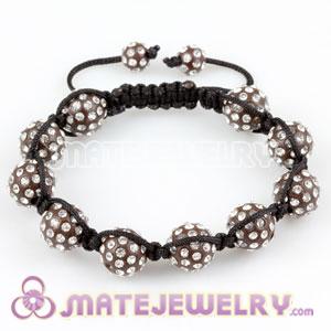 Sambarla style Bracelets Wholesale with Crystal plastic Ball Beads