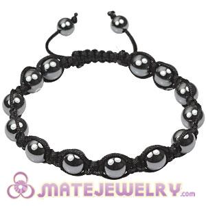 Fashion handmade mens TresorBeads bracelets with 13 High quality hemitite 