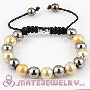 Fashion Sambarla style Bracelet with ABS Beads and Brass