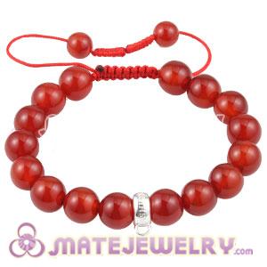Red Agate and Sterling Silver Beads Tscharm Jewelry Sambarla Bracelet Wholesale