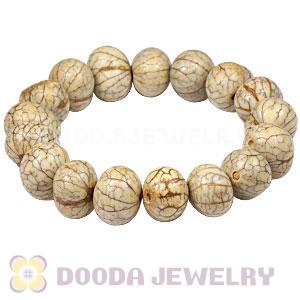 10×16mm Gold Fruit Beads Tibetan Buddhist Prayer Bracelet Wrist Mala