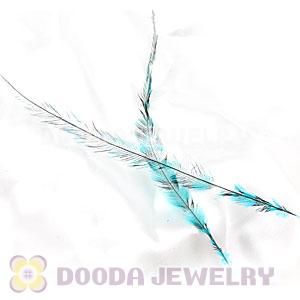 Green Thin Grizzly Bird Feather Hair Extension Wholesale