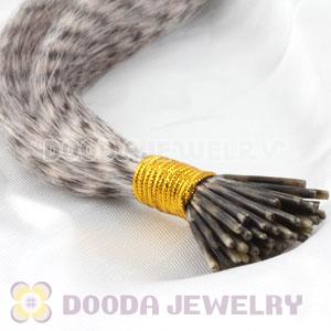 Striped Synthetic Ivory Feather Hair Extension Wholesale