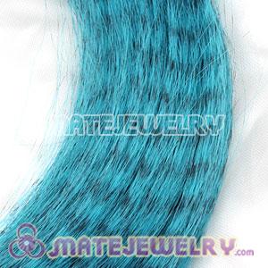 Wholesale Striped Synthetic Blue Feather Hair Extension