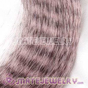 Wholesale Striped Synthetic Brown Feather Hair Extension