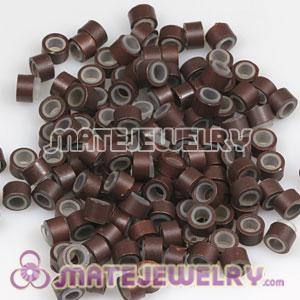 Light Brown Silicone Micro Ring Beads For Hair Extension Wholesale 