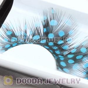 Fashion Radiant Blue Feather False Eyelash Wholesale