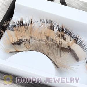Fashion Radiant Brown Feather False Eyelash Wholesale