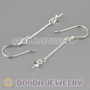 925 Sterling Silver Threads Earring Component Findings