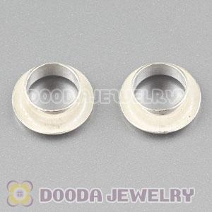 925 Sterling Silver Buckled Component Findings For Beads