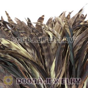 Natural Grizzly Barred Plymouth Rock Rooster Feather Hair Extensions Wholesale