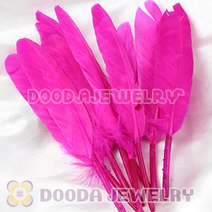 Magenta Goose Satinette Wing Feather Hair Extensions Wholesale