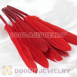 Red Goose Satinette Wing Feather Hair Extensions Wholesale