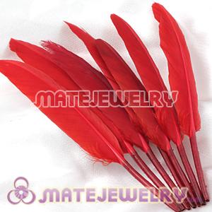 Red Goose Satinette Wing Feather Hair Extensions