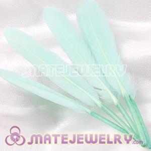 Turquoise Goose Satinette Wing Feather Hair Extensions