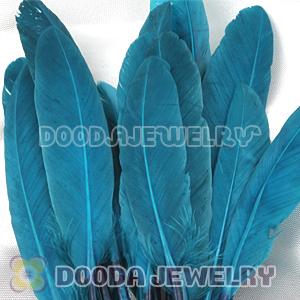 Navy Red Goose Satinette Wing Feather Hair Extensions Wholesale