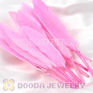 Pink Red Goose Satinette Wing Feather Hair Extensions Wholesale