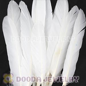 Snow White Red Goose Satinette Wing Feather Hair Extensions Wholesale