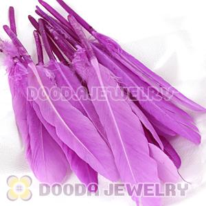 Fuschia Goose Satinette Wing Feather Hair Extensions Wholesale