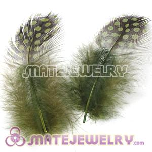 Wholesale Cyan Guinea Fowl Feather Hair Extensions 