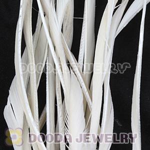 Snow White Goose Biots Loose Feather Hair Extensions Wholesale