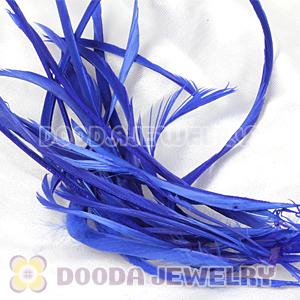 Royal Blue Goose Biots Loose Feather Hair Extensions Wholesale