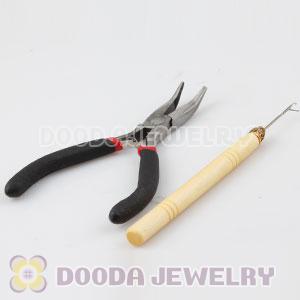 Stainless Clip Plier And Pulling Needle Hair Extension Kit