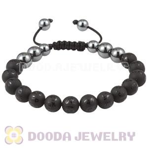 Fashion TresorBeads Men Bracelet With Buddhist Agate Bead And Hematite 