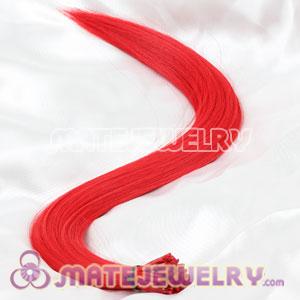Fashion Red Synthetic Feather Hair Extensions Cheap 