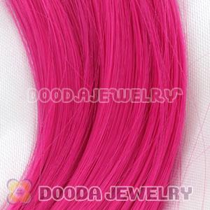 Fashion Magenta Synthetic Feather Extension Wholesale