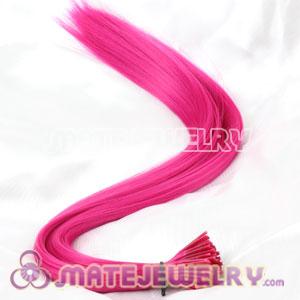 Fashion Magenta Synthetic Feather Hair Extensions Cheap 