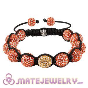Sambarla Style Red Disco Ball Bead Fashion Alloy Crystal Bracelets 