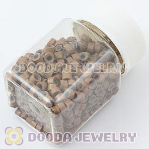 Wholesale Brown Silicone Micro Ring Beads For Hair Extension 