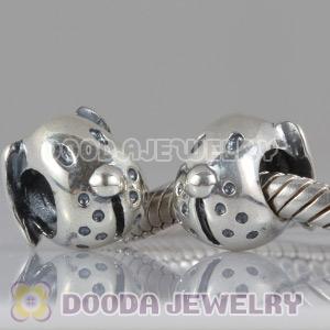 S925 Sterling Silver European Style Dog Beads
