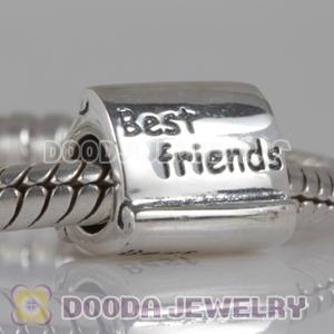 925 Sterling Silver European Style Best Friends Charm Beads