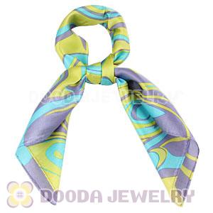 Printed Silk Scarf 50X50cm Small Square Satin Pure Silk Scarves Wholesale