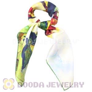 Pure Silk Scarves 65×65cm Medium Square Silk Scarf Shawls Wholesale