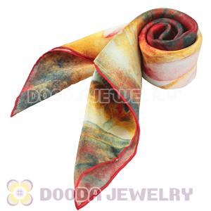 Pure Silk Scarves 65×65cm Medium Square Silk Scarf Shawls Wholesale