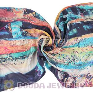 Cheap Designer Silk Scarves 170×50cm Long Oblong Silk Scarves Wholesale
