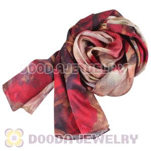 Cheap Designer Silk Scarves 170×50cm Long Oblong Silk Scarves Wholesale