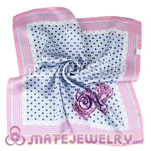 Wholesale 50X50CM Printed Silk Scarves Natural Small Square Pure Silk Scarf