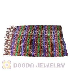 Long Oblong Fringed Silk Scarves 170×50cm Silk Scarf Painting Wholesale 